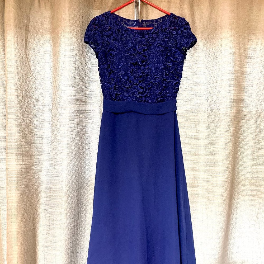 JJ's House Royal Blue Evening Gown